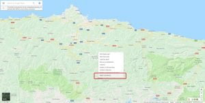 Medir distancias Google Maps